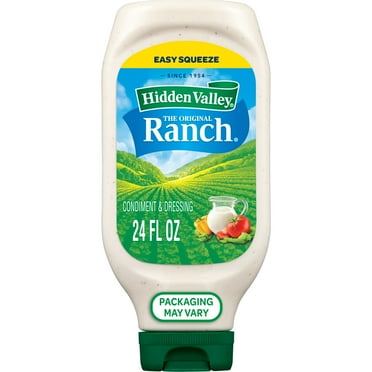 Hidden Valley Original Ranch Salad Dressing and Topping, 24 Ounce Bottle