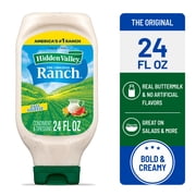 Hidden Valley Original Ranch Condiment and Dressing, America 250 Limited Edition Easy Squeeze Bottle, 24 fl. oz.