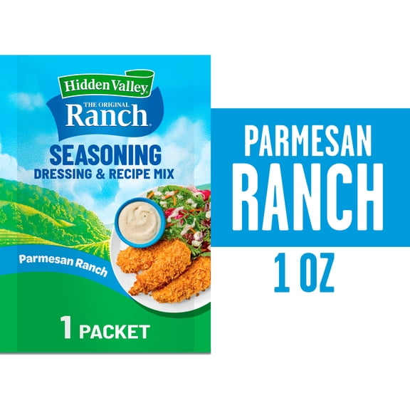 Hidden Valley Parmesan Ranch Seasoning, Dressing and Recipe Mix, Parmesan, 1 Ounce