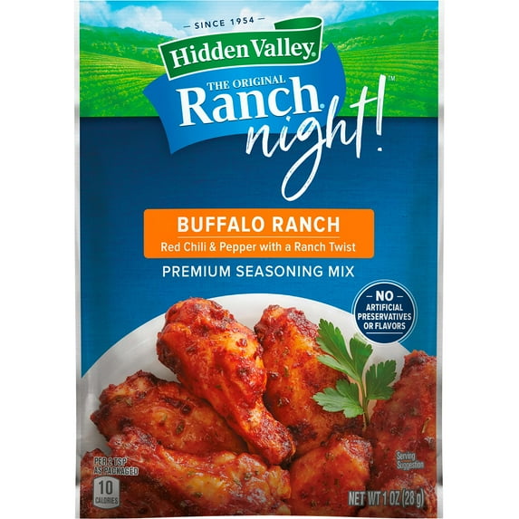 Hidden Valley Ranch Buffalo Ranch Premium Seasoning Mix (Pack of 24)