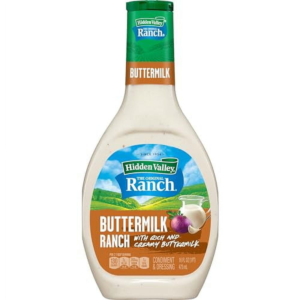 Hidden Valley Ranch Dressing & Dipping Sauce, Buttermilk Dressing, Gluten Free Salad Dressing