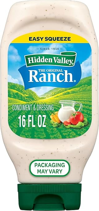Hidden Valley Ranch Dressing & Dipping Sauce, Coleslaw Dressing, Gluten Free Salad Dressing, 16 Ounces ( Pack of 2 )