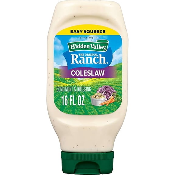 Hidden Valley Ranch Dressing & Dipping Sauce, Coleslaw Dressing, Gluten Free Salad Dressing, 16 Ounces
