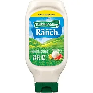 Hidden Valley Ranch Dressing & Dipping Sauce, Ranch Dressing and Pizza Topping, Gluten Free Salad Dressing, 24 Ounces