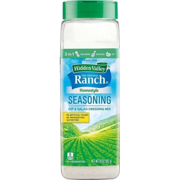 Hidden Valley Ranch Homestyle Seasoning, Dip and Salad Dressing Mix, 20 oz