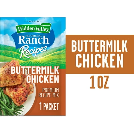 Hidden Valley Ranch Night Buttermilk Chicken Premium Seasoning Mix, 1 oz
