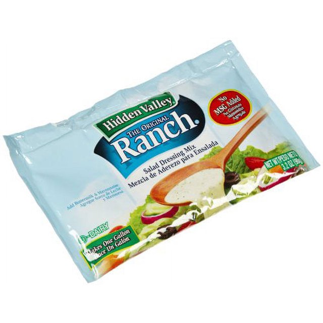 Hidden Valley Ranch Salad Dressing Mix, NoMSG Original, 3.2Ounce