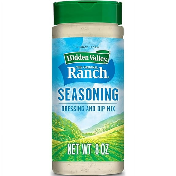 Hidden Valley Ranch Seasoning, Ranch Dressing Dry Mix for Salad Dressing, Gluten Free Salad Dressing, 8 Ounces