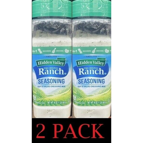 Hidden Valley Ranch The Original Salad Dressing Dip and Seasoning Mix 16 Oz 2 PK