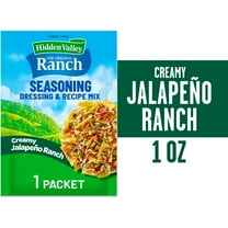 Hidden Valley Seasoning, Dressing and Recipe Mix, Creamy Jalapeño Ranch, 1 Ounce