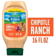 Hidden Valley Southwest Chipotle Ranch Salad Dressing & Condiment, 16 fl oz Squeeze Bottle