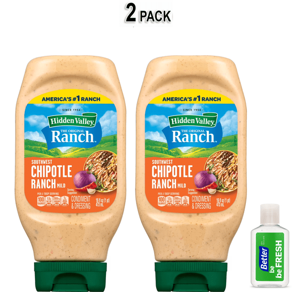 Hidden Valley Southwest Chipotle Ranch Topping and Dressing oz Easy Squeeze Bottle