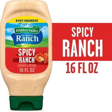 Hidden Valley Spicy Ranch Topping and Dressing, 16 Fluid Ounce Bottle