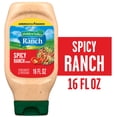 thumbnail image 1 of Hidden Valley Spicy Ranch Topping and Dressing, 16 fl oz Bottle, 1 of 14