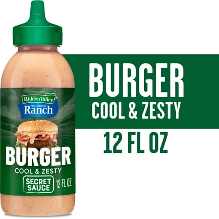 Hidden Valley The Original Ranch Burger Secret Sauce, 12 fl oz Squeezable Bottle