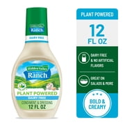 Hidden Valley Ranch Dairy Free Plant Powered Salad Dressing & Condiment, 12 fl oz Bottle