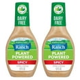 thumbnail image 1 of Hidden Valley Vegan Gluten Free Spicy Original Plant Powered Ranch Dressing and Topping, 12 fl oz, Pack of 2, 1 of 7