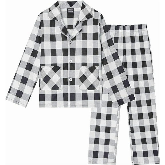 HiddenValor Big Boys Cotton 2 Piece Pajama Set for Girls Kids
