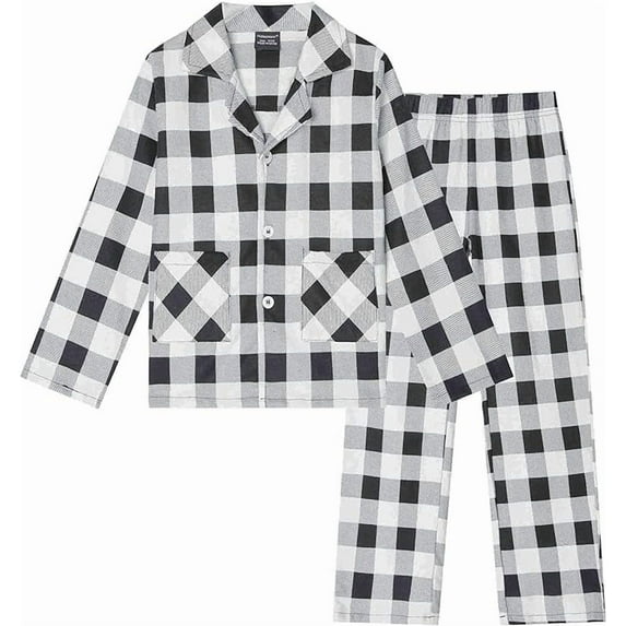 HiddenValor Big Boys Cotton 2 Piece Pajama Set for Girls Kids