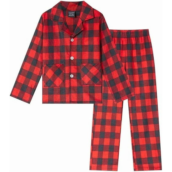 HiddenValor Big Boys Cotton 2 Piece Pajama Set for Girls Kids