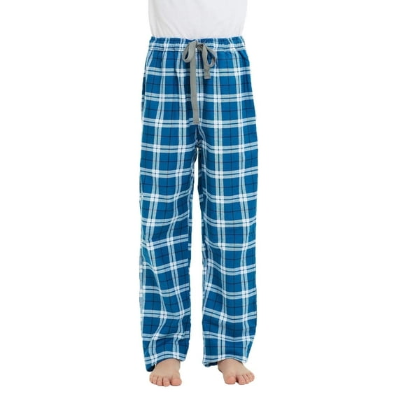 HiddenValor Big Boys Cotton Pajama Lounge Pants - Cyan Blue, X-Large