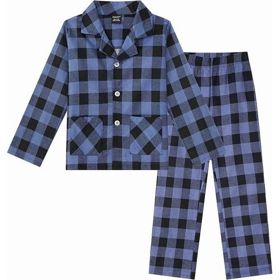 HiddenValor Big Boys Cotton 2 Piece Pajama Set for Girls Kids
