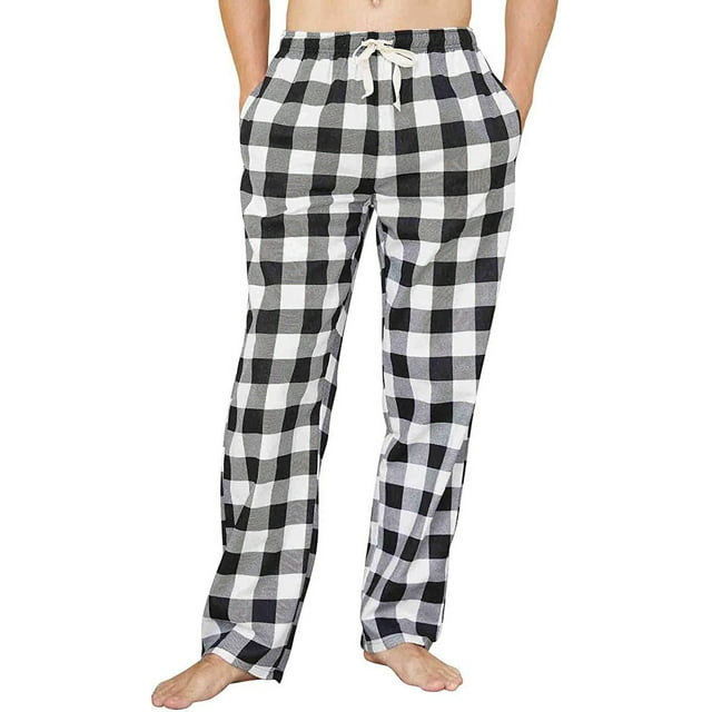 HiddenValor Mens Plaid Cotton Pajama Lounge Pants - Walmart.com