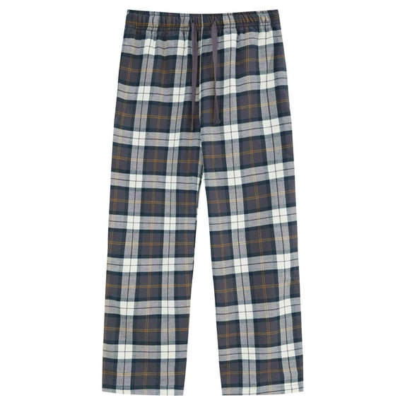 WORW Boys Pajama Pants - Cotton Flannel Plaid Loose Fit Pants with Pockets