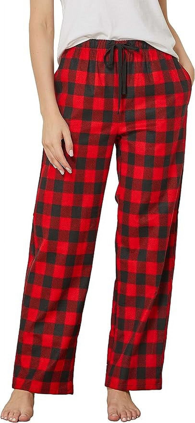 HiddenValor Women's Pajama Pants, Cotton Sleepwear Plaid Pajamas ...