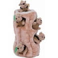 thumbnail image 1 of Hide-A-Squirrel Dog Toy – Interactive 2‑in‑1 Plush Puzzle with 6 Squeaky Removable Squirrels, X-Large, 1 of 7