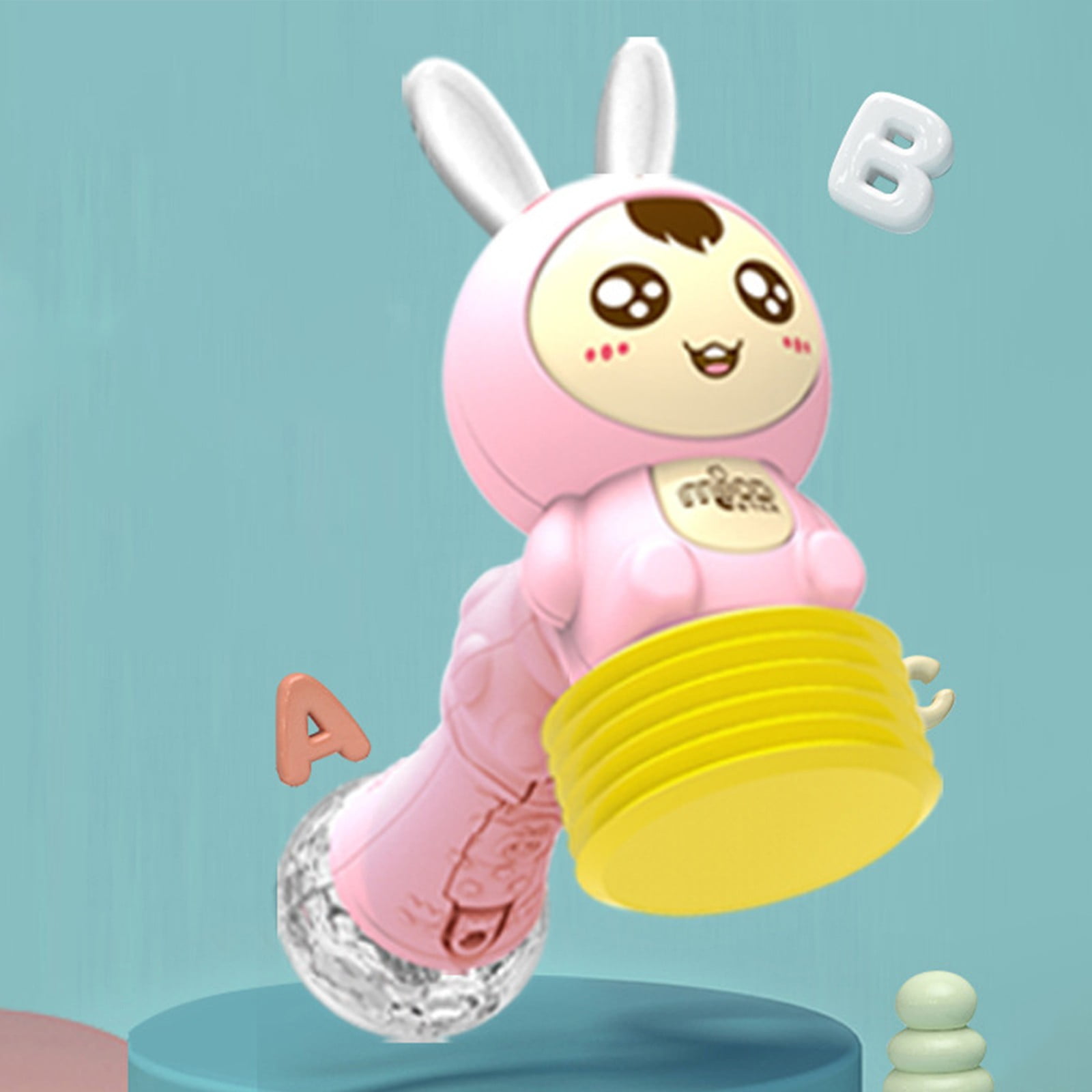 Hide And Seek Beehive Alphabet Games Baby Rattle Music Toy Light And