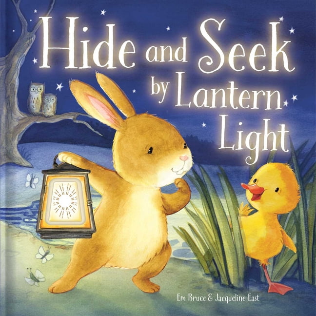 Hide-And-Seek by Lantern Light: Night Light Picture Book: Hardcover Story with Pressable Light on Each Page, (Hardcover)