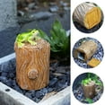 thumbnail image 1 of Hide a Key Outside Frog Stump Figurine Decorative Key Hiders Outdoor House Spare Keys Lockbox Containers Secret Compartment Safe Storage Box for Yard Garden Geocaching Indoor, 1 of 8