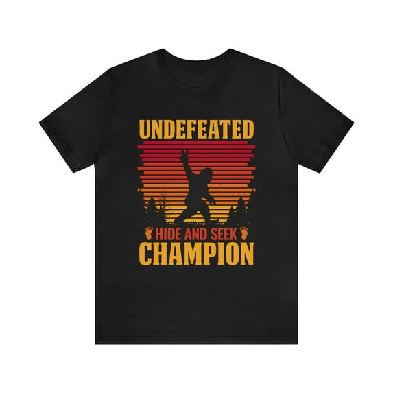 Hide & Seek Champion Unisex Jersey Short Sleeve Tee