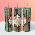 thumbnail image 1 of Hide Your Crazy and Act Like A Lady 20 oz tumbler insulated coffee cup hot cold, 1 of 1