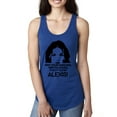 thumbnail image 1 of Hide Your Diamonds Exes from Alexis Quote Pop Culture Ladies Racerback Tank Top, Royal, Medium, 1 of 3