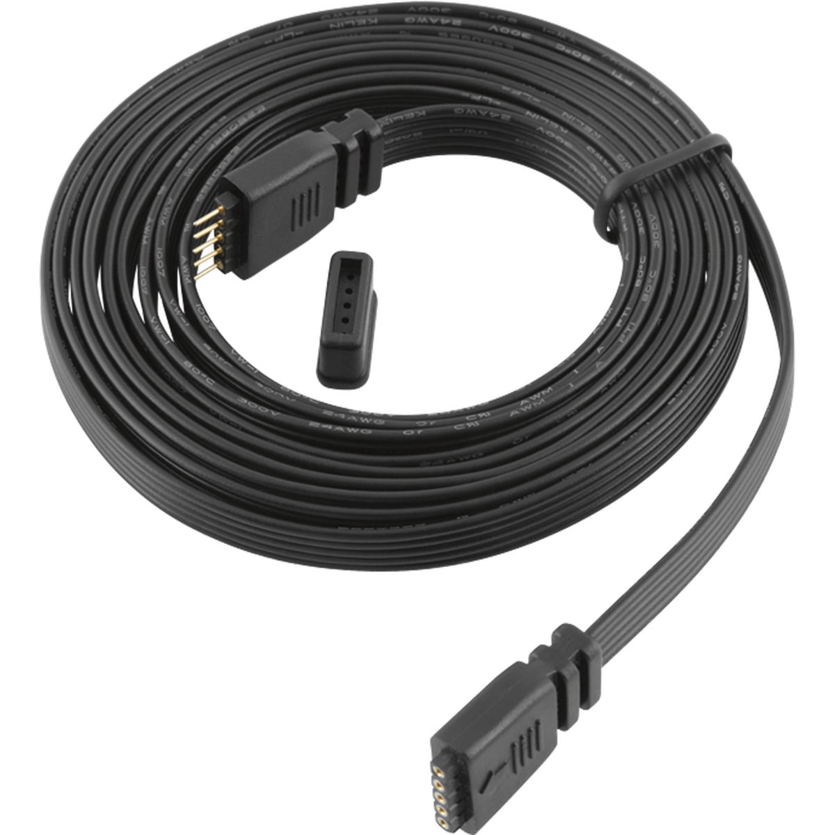 Black 18-inch Connector Cord for LED Tape Lighting