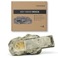 thumbnail image 1 of Hide-a-Spare-Key Fake Rock - Looks & Feels Like Real Stone - Safe for Outdoor Garden or Yard, Geocaching (Type A - Black), 1 of 6