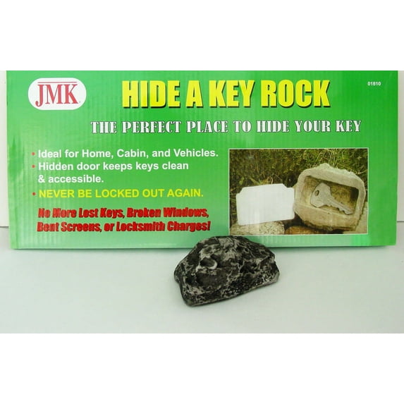 Generic Fake Rock Key Hider, Outdoor Hidden Key Holder, Realistic Stone ...