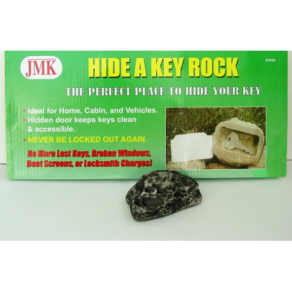 Outdoor Rock Hide A Key Faux Fake Emergency Storage Spare Holder Hider Safe Home