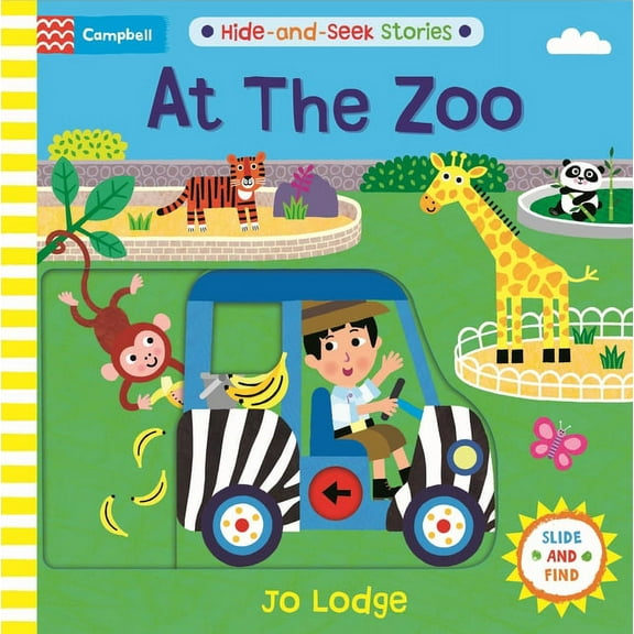 Hide and Seek At the Zoo, (Board Book)