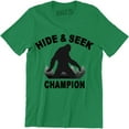 thumbnail image 1 of Hide and Seek Champion - Funny Sasquatch Bigfoot Camping Men's T-Shirt, 1 of 4