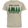 thumbnail image 1 of Hide and Seek Champion Mens T Shirt Sand LG, 1 of 1