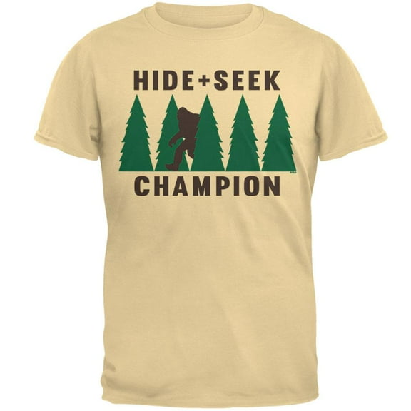 Hide and Seek Champion Mens T Shirt Yellow Haze LG