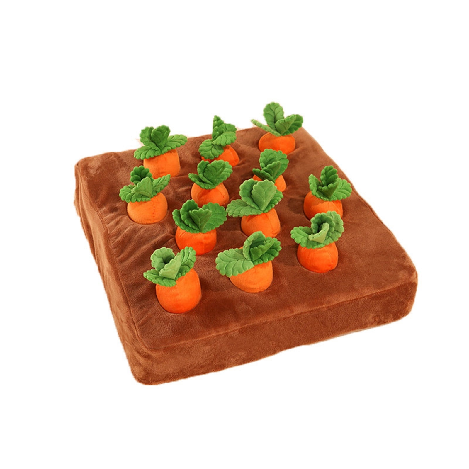 Hide and Seek Dog toy interactive Puzzle toys for Dogs Plush interactive toy Figures Treat Puzzle Dog Enrichment toy Brown one Pack
