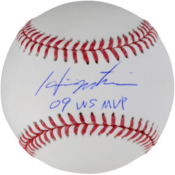 Hideki Matsui New York Yankees Autographed Baseball with "09 WS MVP" Inscription