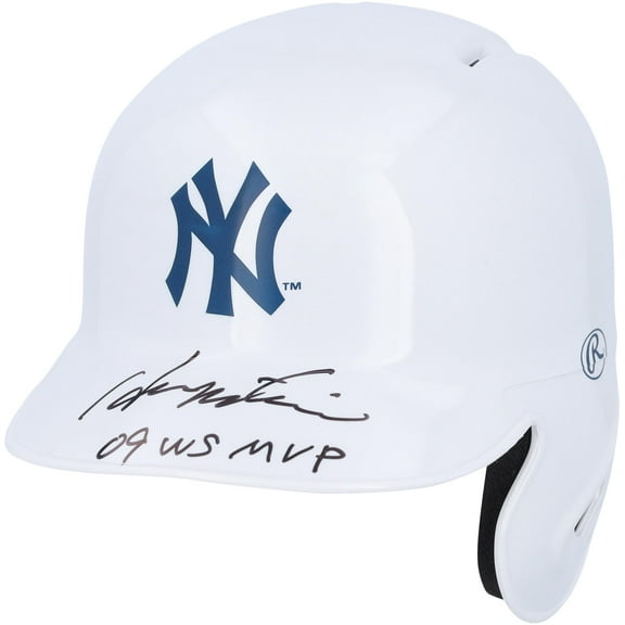 Hideki Matsui New York Yankees Autographed Rawlings Alternate Chrome Mini Batting Helmet with "09 WS MVP" - Fanatics Exclusive - Fanatics Authentic Certified