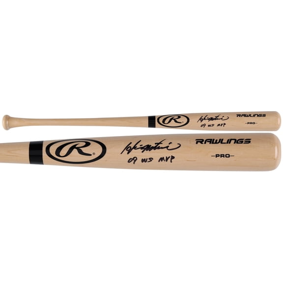 Hideki Matsui New York Yankees Autographed Rawlings Blonde Pro Model Bat with "2009 WS MVP" Inscription - Fanatics Authentic Certified