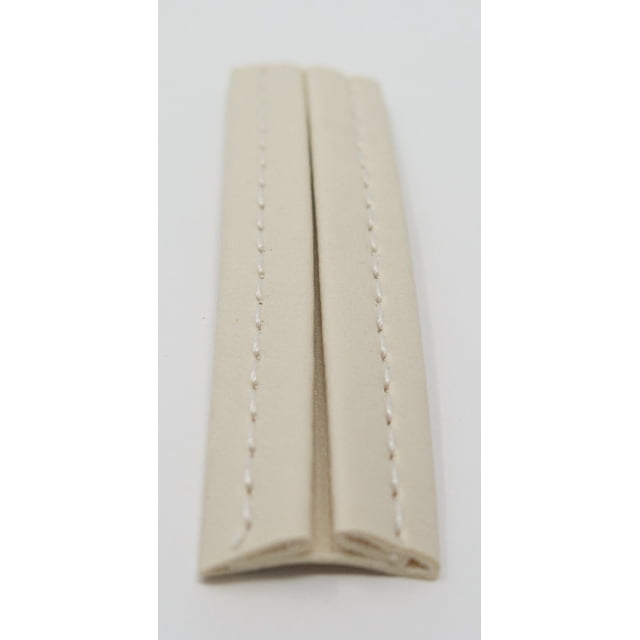 Hidem Marine Vinyl Upholstery Trim Cream White SAMPLE 3