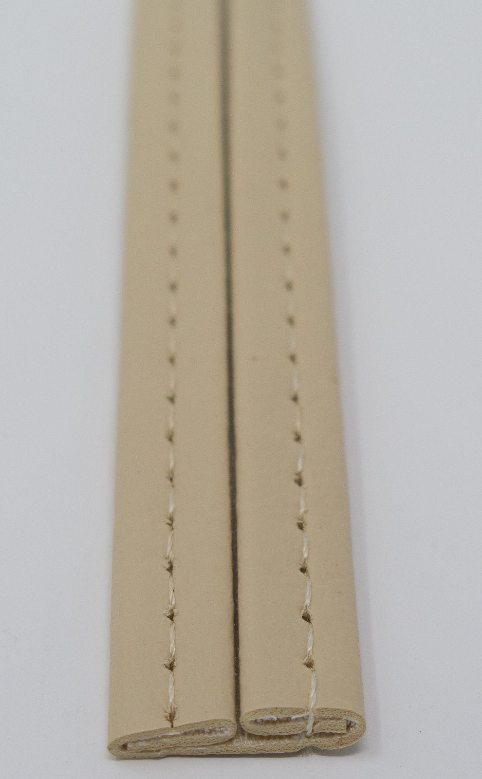 Hidem Marine Vinyl Upholstery Trim Very Light Tan SAMPLE 3" Boat Auto